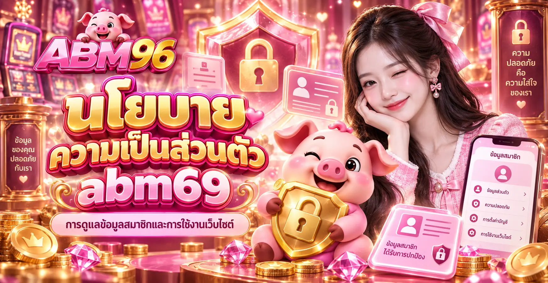 นโยบายความเป็นส่วนตัว abm69 การดูแลข้อมูลสมาชิกและการใช้งานเว็บไซต์