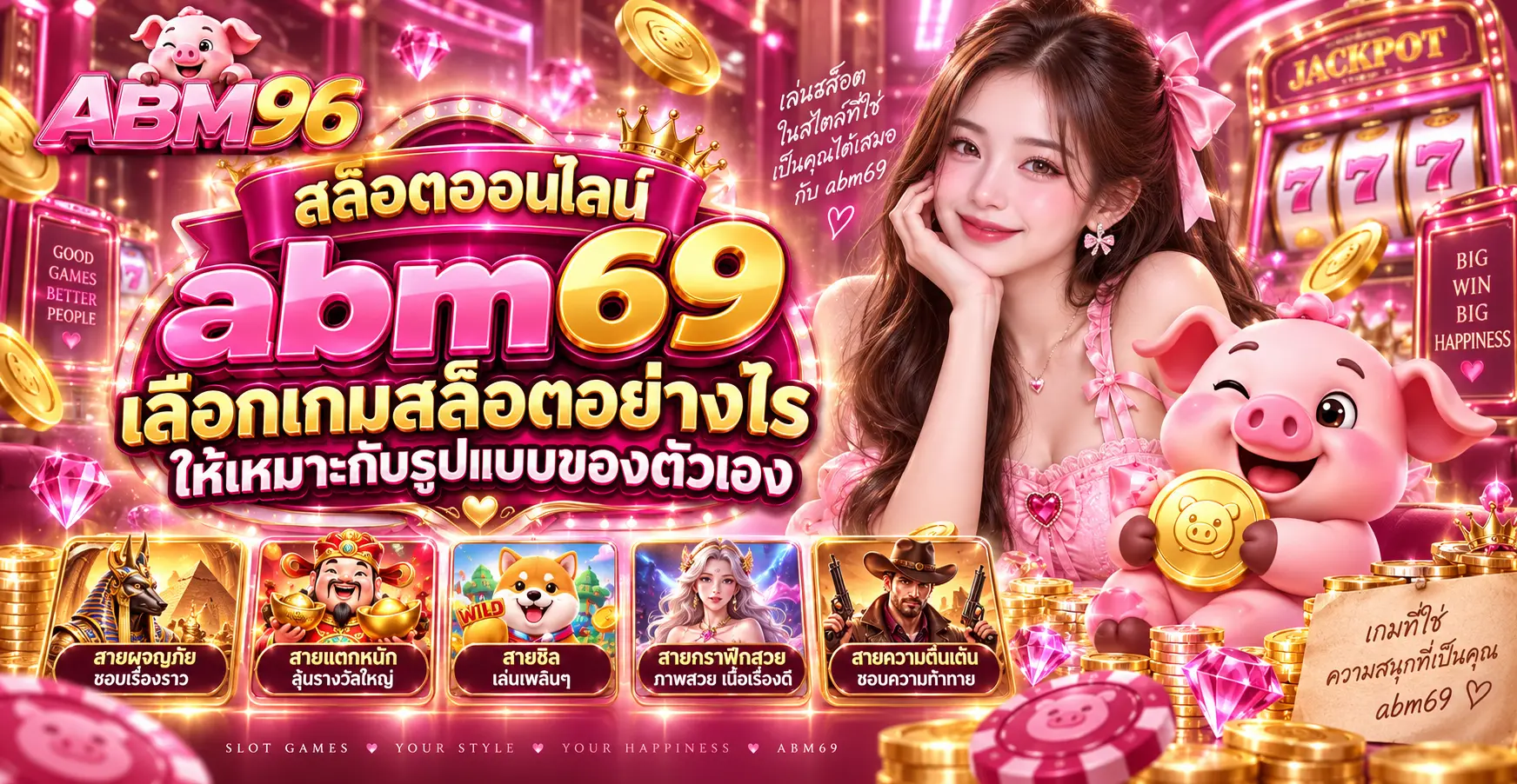 เลือกเกมสล็อตอย่างไรให้เหมาะกับรูปแบบของตัวเอง